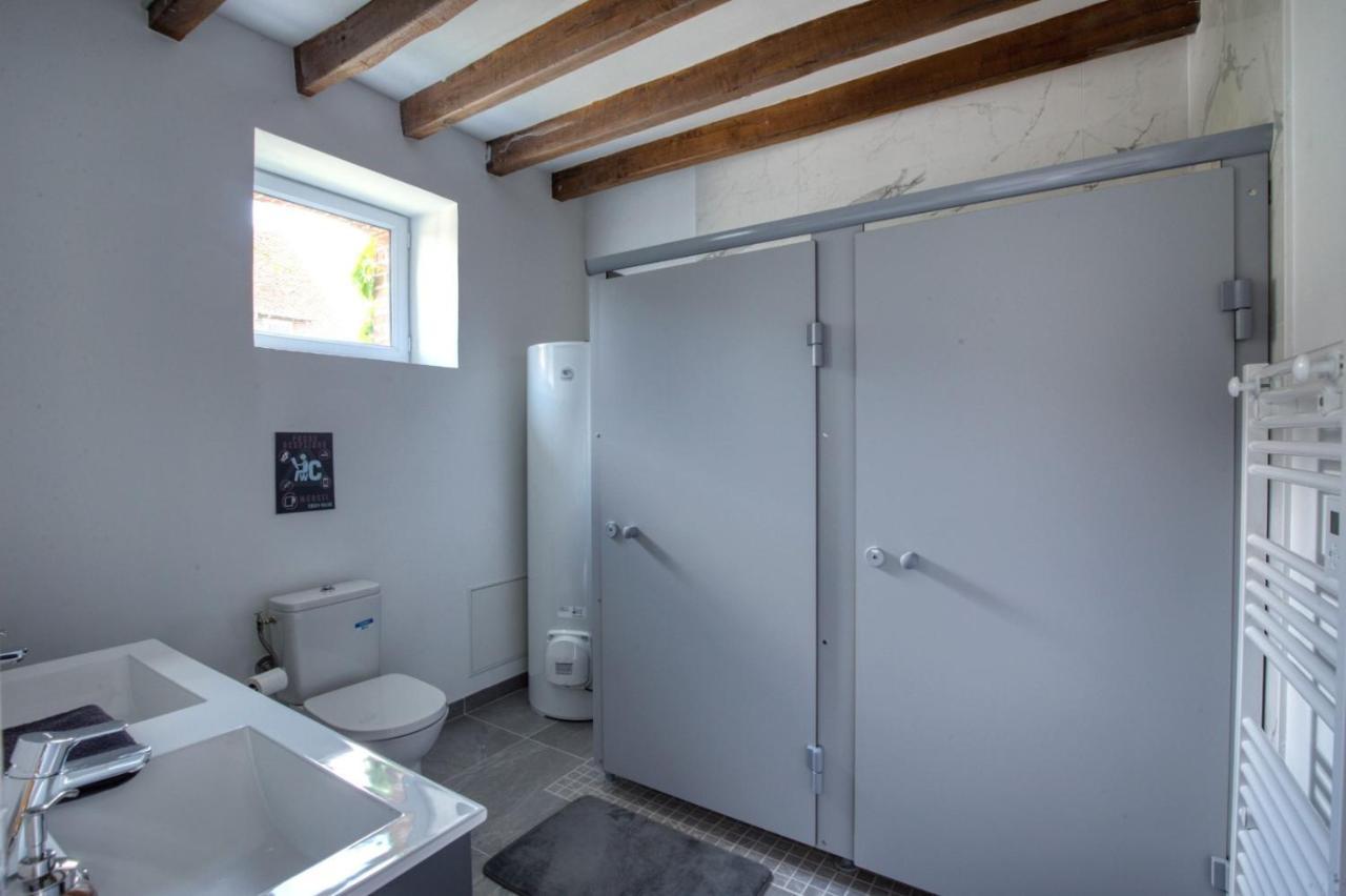 Crazy Villa Le Petit Belair 18 - Heated Pool - Foot - 2H Paris - 30P Aubigny-sur-Nère Dış mekan fotoğraf